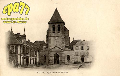 Lagny Sur Marne - Eglise et Htel de Ville