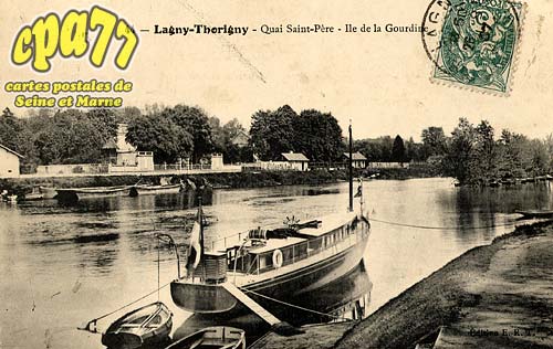 Lagny Sur Marne - Quai Saint-Pre - Ile de la Gourdine