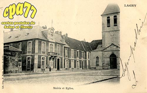Lagny Sur Marne -  Mairie et Eglise
