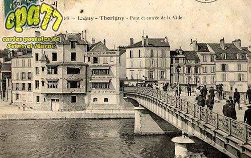 Lagny Sur Marne - Lagny-Thorigny - Pont et entre de la ville