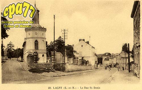 Lagny Sur Marne - La Rue St-Denis