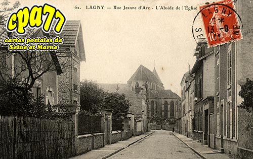 Lagny Sur Marne - Rue Jeanne-d'Arc - L'Abside de l'Eglise