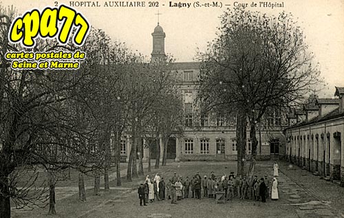 Lagny Sur Marne - Hpital Auxiliaire - Cour de l'Hpital