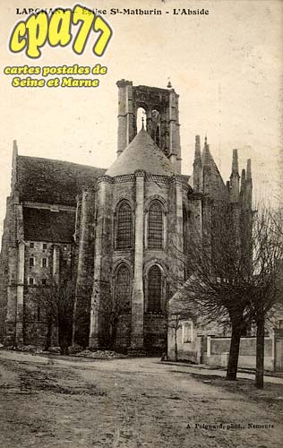 Larchant - Eglise St-Mathurin - l'Abside