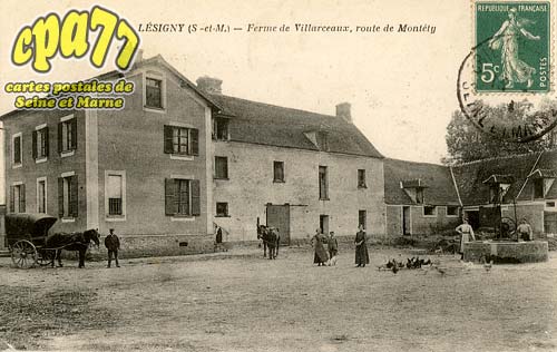 Lsigny - Ferme de Villarceaux, route de Montty