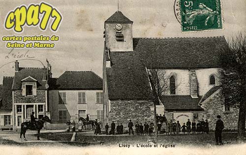 Lissy - L'école et l'église