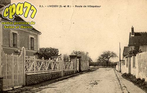 Liverdy En Brie - Route de Villepatour