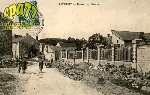 Liverdy En Brie - Entre par Chartres