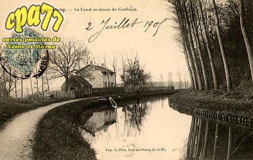 Lizy Sur Ourcq - Le Canal au-dessus du Confluent