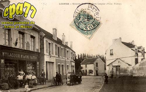 Lognes - Grande Rue - Maison Lacour (Vins, Tabac)