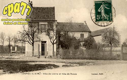 Lognes - Villa de Lierre et Villa de Roses