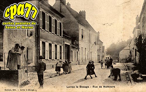 Lorrez Le Bocage Préaux - Rue de Nemours