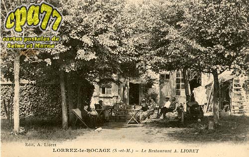 Lorrez Le Bocage Praux - Le Restaurant A. Lioret