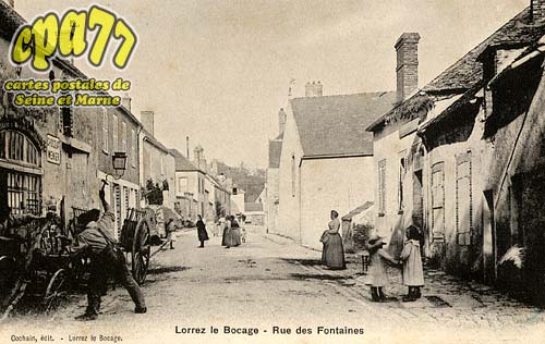 Lorrez Le Bocage Praux - Rue des Fontaines