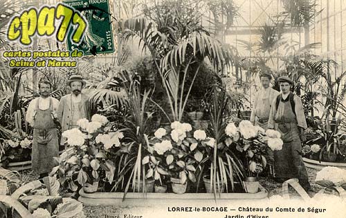Lorrez Le Bocage Praux - Chteau du Comte de Sgur - Jardin d'Hiver