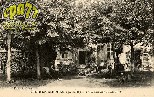 Lorrez Le Bocage Praux - Le Restaurant A.Lioret
