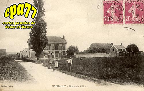 Machault - Route de Villiers