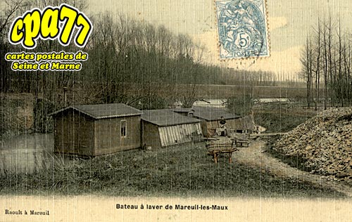Mareuil Ls Meaux - Bateau  laver de Mareuil-les-Meaux