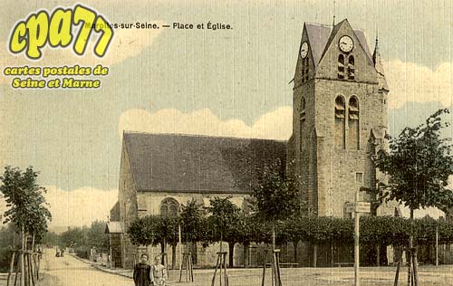 Marolles Sur Seine - Place et Eglise