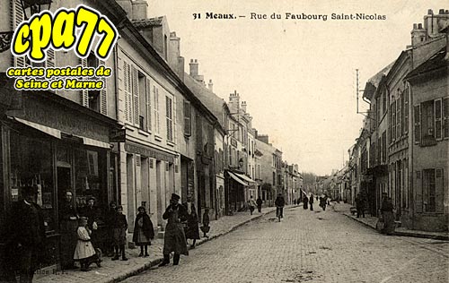 Meaux - Rue du Faubourg Saint-Nicolas