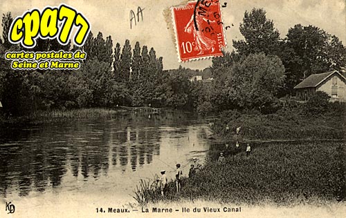 Meaux - La Marne - Ile du Vieux Canal