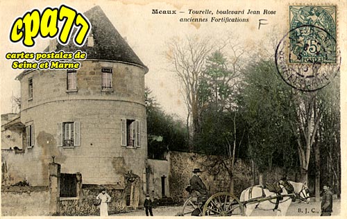 Meaux - Tourelle, boulevard Jean Rose, anciennes Fortifications