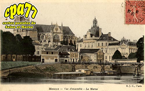 Meaux - Vue d'ensemble - La Marne