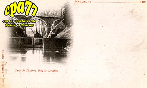 Meaux - Canal de Chalifert - Pont de Cornillon