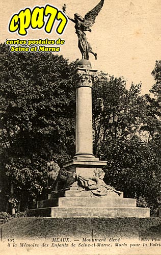 Meaux - Monument lev  la mmoire des Enfants de Seine-et-Marne, morts pour la Patrie