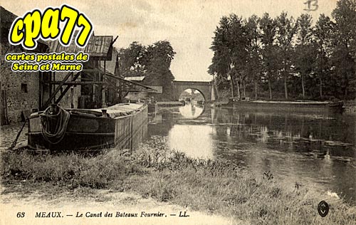 Meaux - Le Canal des Bateaux Fournier