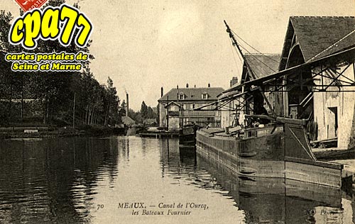 Meaux - Canal de l'Ourcq - Les Bateaux Fournier