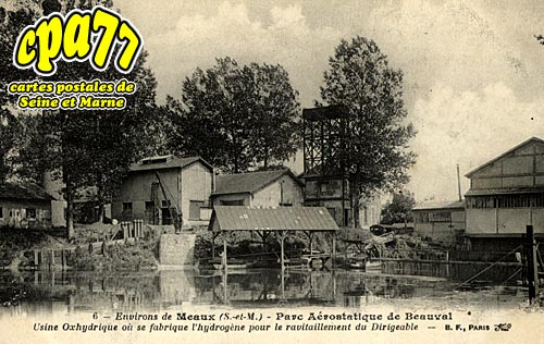 Meaux - Parc Arostatique de Beauval - Usine Oxhydrique o se fabrique l'hydrogne pour le ravitaillement du Dirigeable