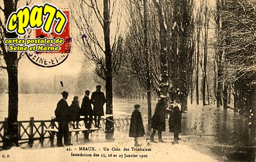 Meaux - Un Coin des Trinitaires - Inondation des 25,26 et 27 Janvier 1910