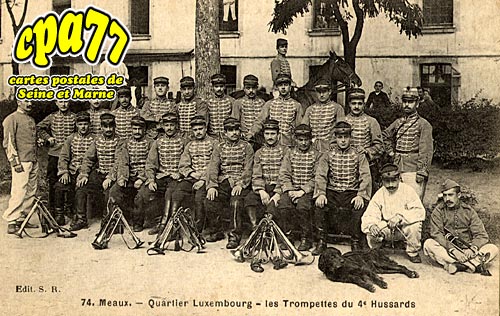 Meaux - Quartier Luxembourg - Les Trompettes du 4e Hussards