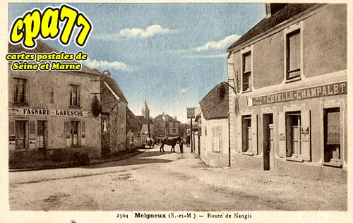 Meigneux - Route de Nangis