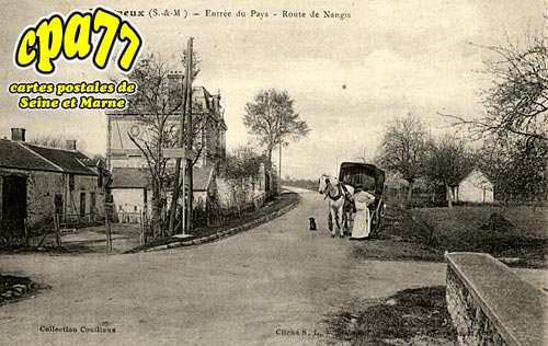 Meigneux - Entre du Pays - Route de nangis