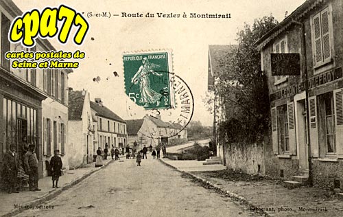 Meilleray - Route de Vezier  Montmirail
