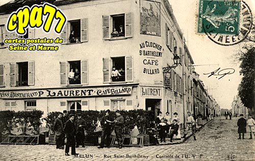 Melun - Rue Saint-Barthélémy - Contrôle de l' U.V.F.