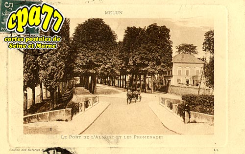 Melun - Le Pont de l'Almont et les Promenades