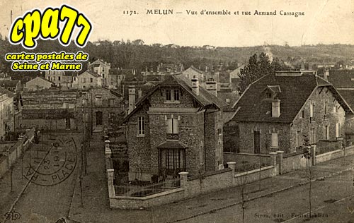 Melun - Vue d'ensemble et rue Armand Casagne