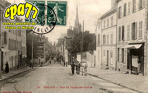 Melun - Rue du Palais de Justice