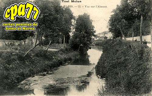 Melun - Vue sur l'Almont