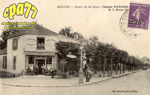 Melun - Place de la Gare - Maison Margoil