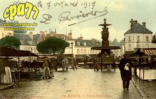 Melun - Place Saint-Jean