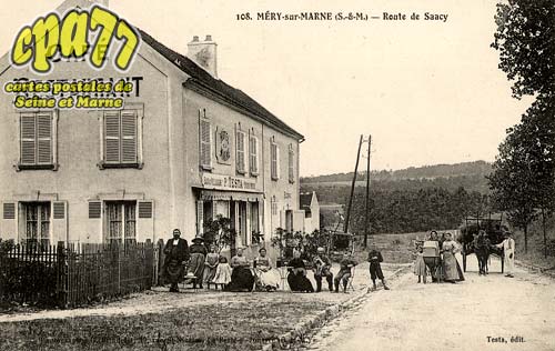 Mery Sur Marne - Route de Saacy