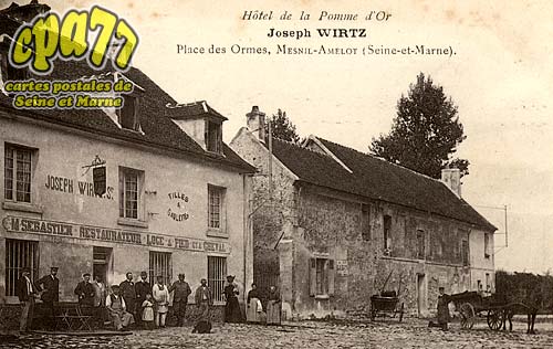 Le Mesnil Amelot - Htel de la Pomme d'Or - Joseph Wirtz - Place des Ormes, Mesnil-Amelot (Seine-et-Marne)