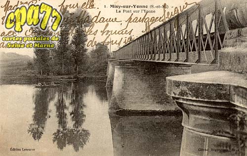 Misy Sur Yonne - Le Pont sur l'Yonne