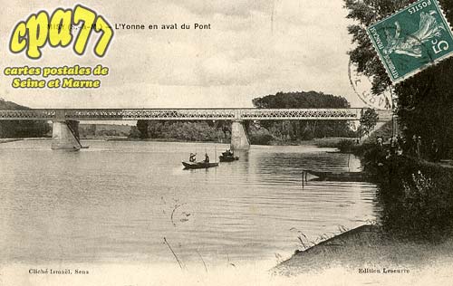 Misy Sur Yonne - L'Yonne en aval du Pont