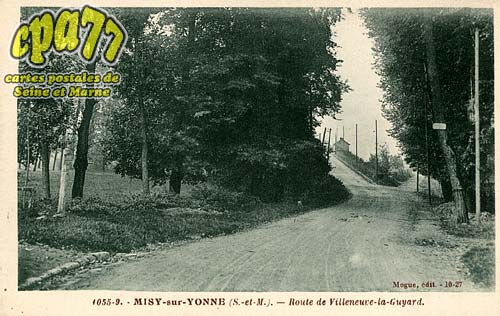 Misy Sur Yonne - Route de Villeneuve-la-Guyard