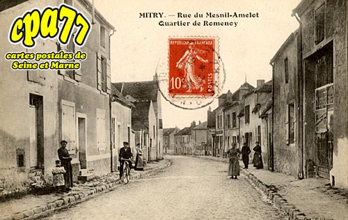 Mitry Mory - Rue du Mesnil-Amelot - Quartier de Romenoy